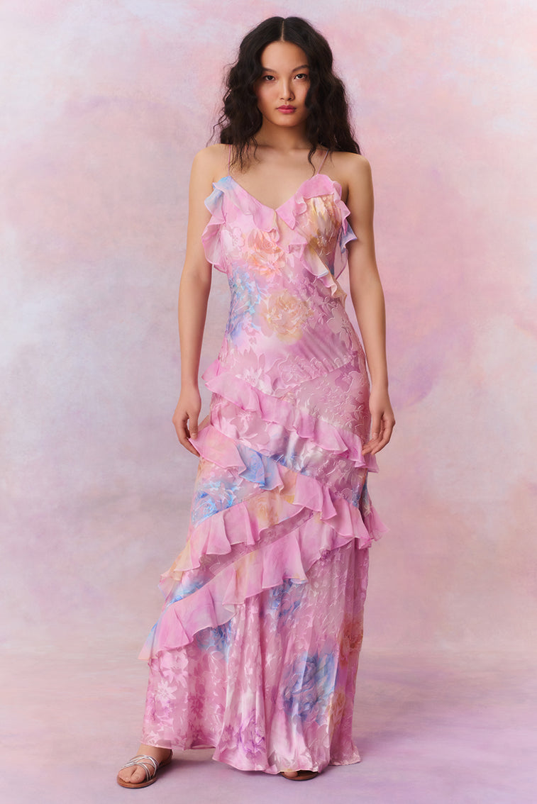 Margaux - Ruffle Maxi Dress