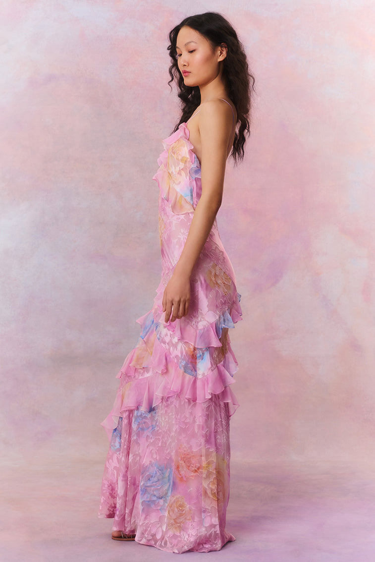 Margaux - Ruffle Maxi Dress