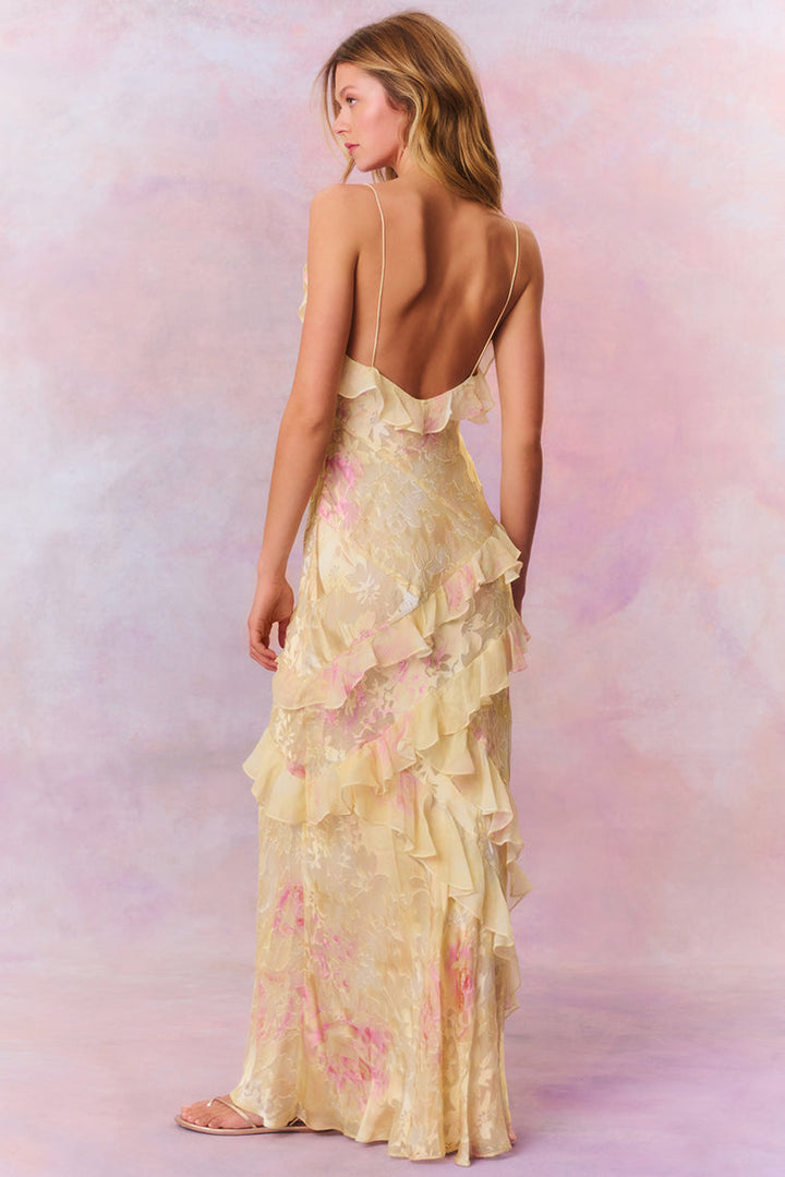 Margaux - Ruffle Maxi Dress