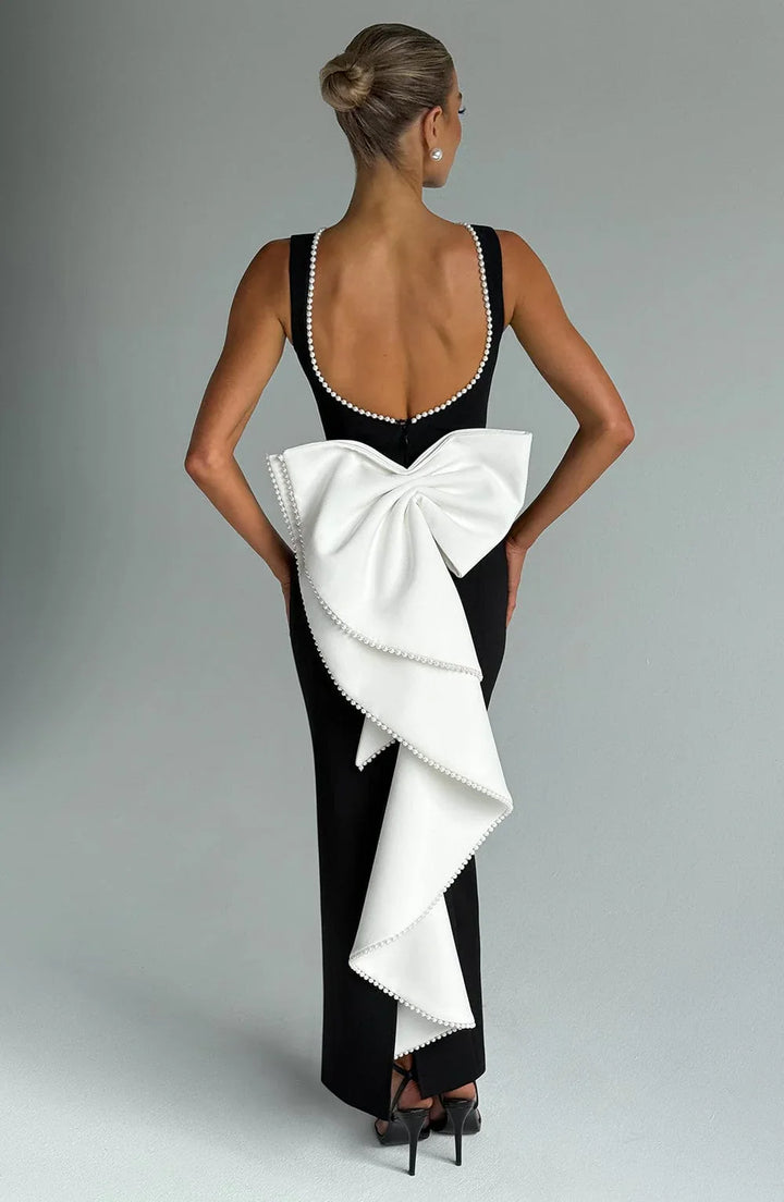 Amarisse - Pearl Bow Dress