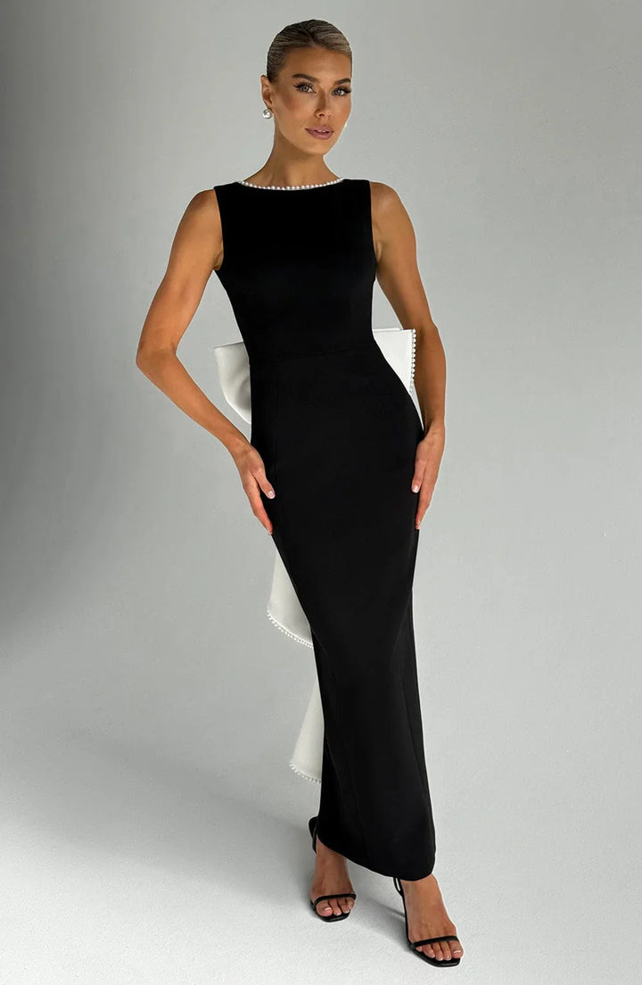 Amarisse - Pearl Bow Dress