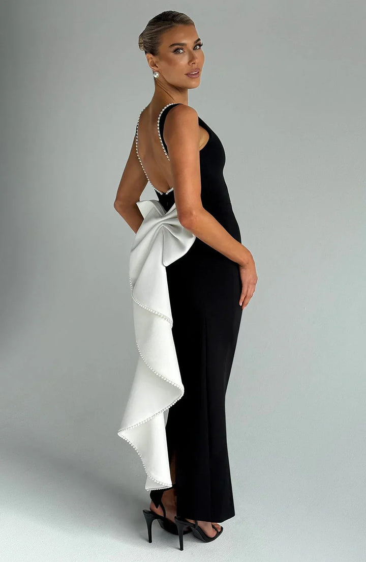 Amarisse - Pearl Bow Dress
