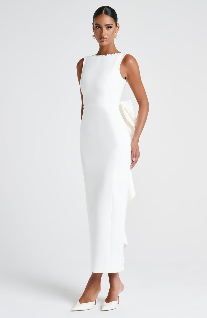 Amarisse - Pearl Bow Dress