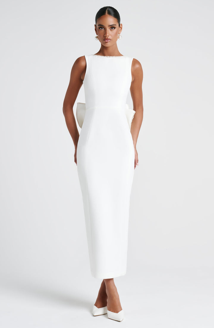 Amarisse - Pearl Bow Dress