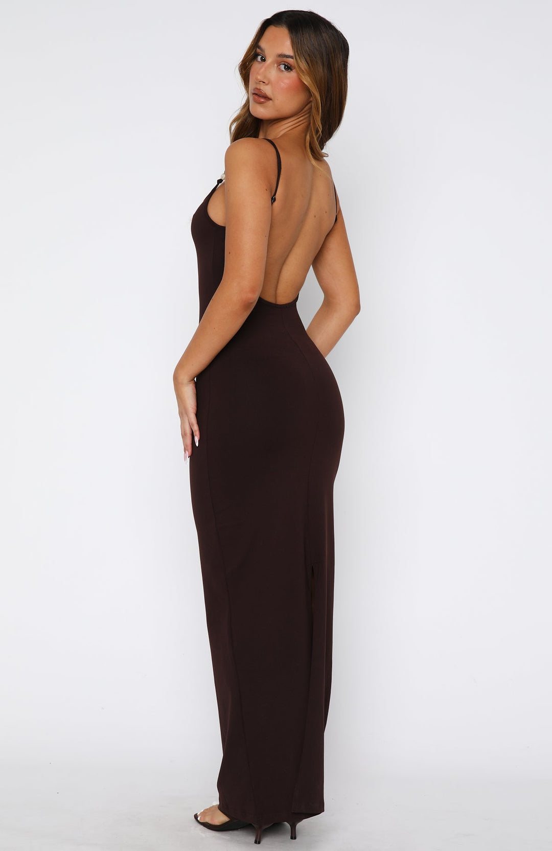 Adrianna - Beaded Strap Maxi Dress