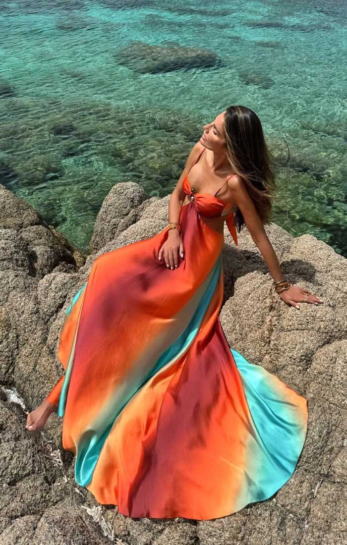 Lucia - Cut-Out Maxi Dress