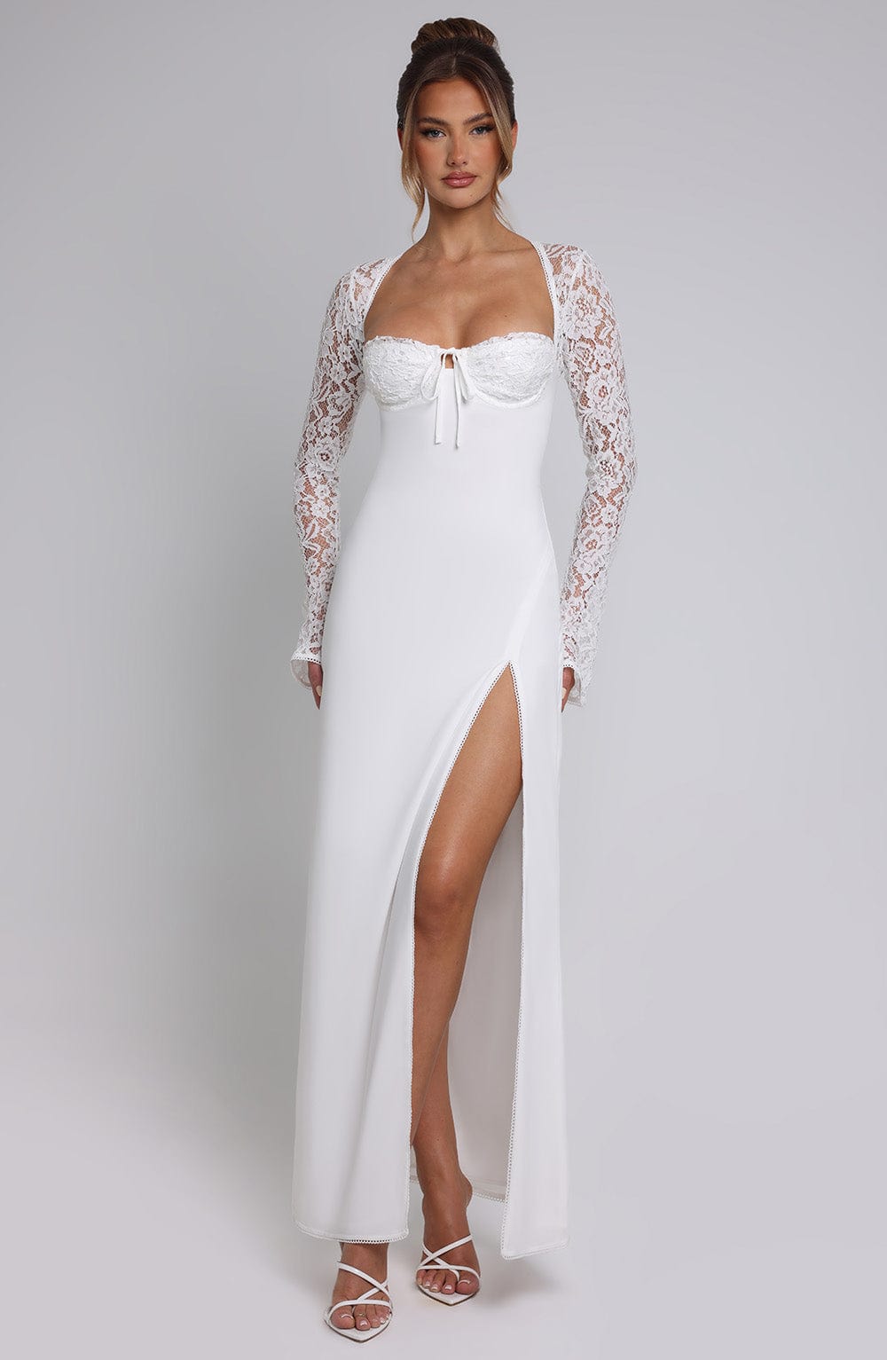 Alice - Chiffon Lace Maxi Dress