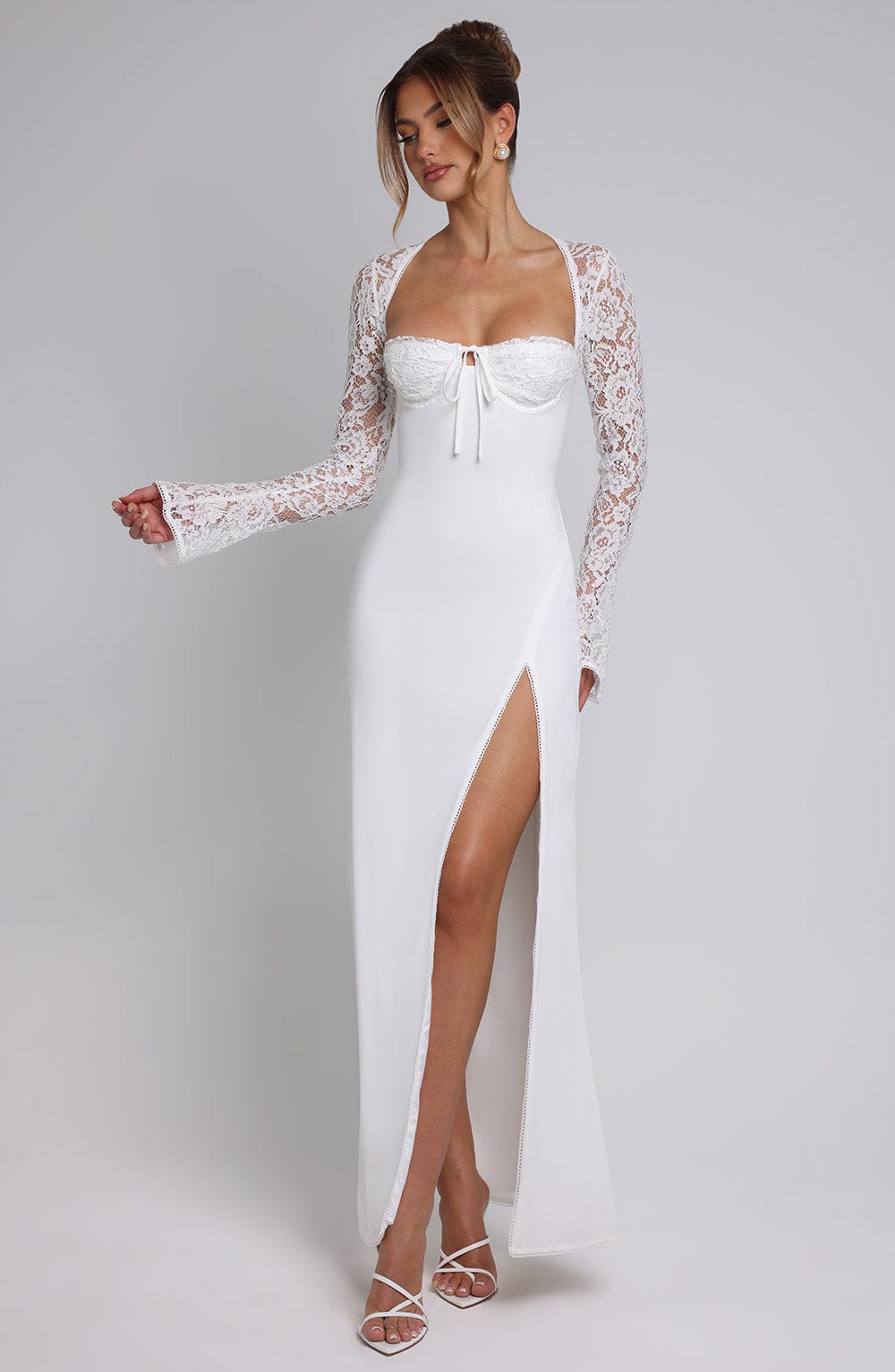 Alice - Chiffon Lace Maxi Dress