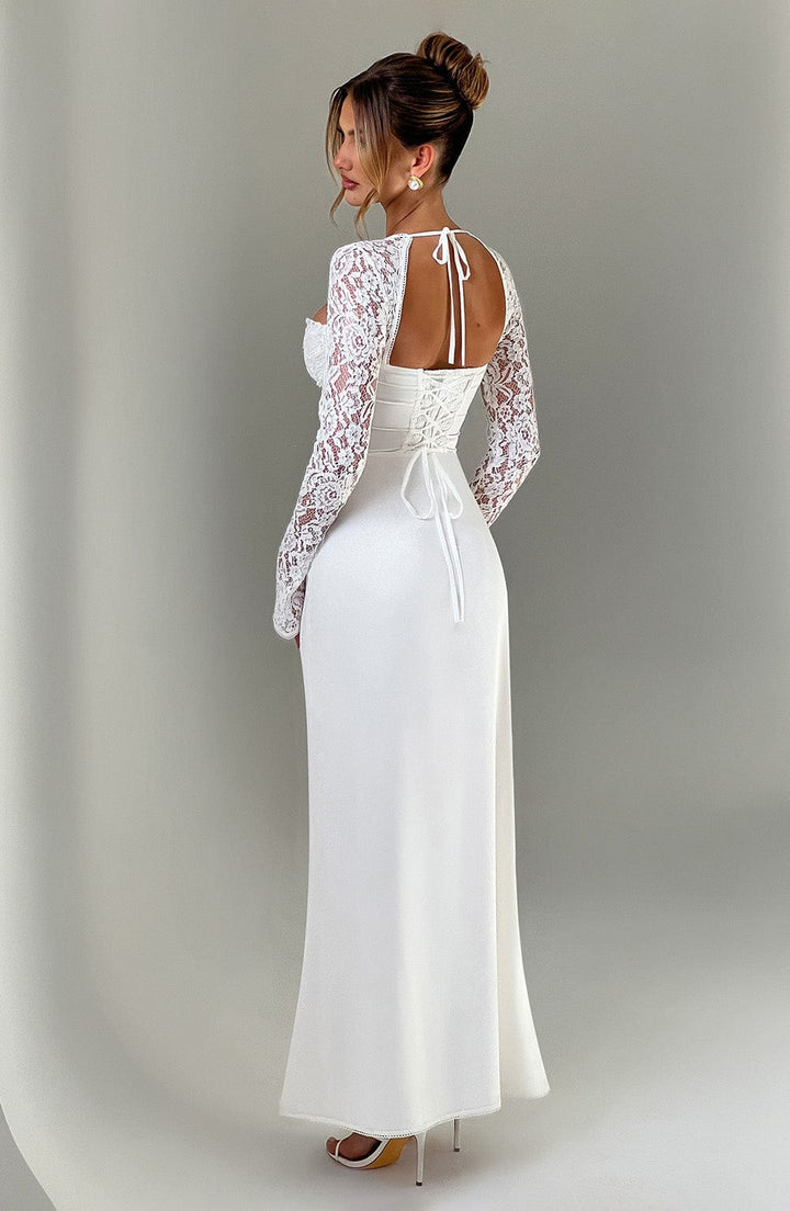 Alice - Chiffon Lace Maxi Dress