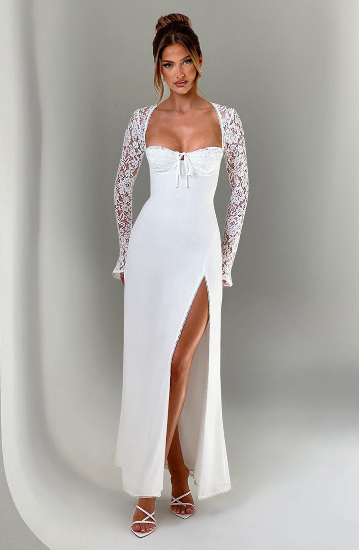 Alice - Chiffon Lace Maxi Dress