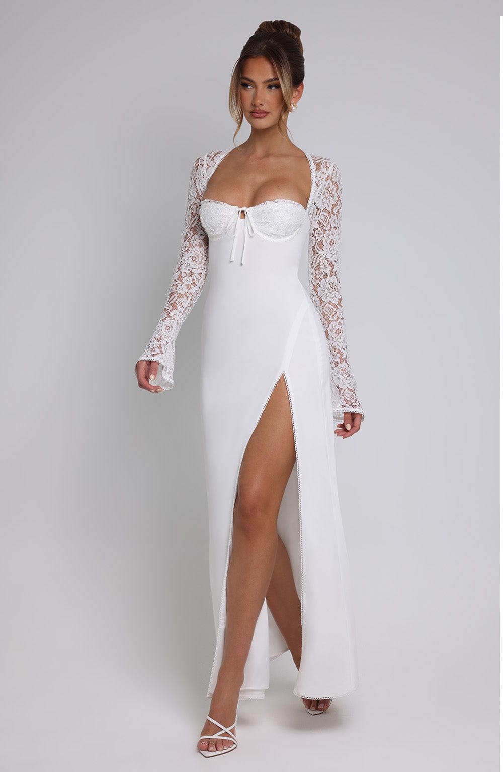 Alice - Chiffon Lace Maxi Dress