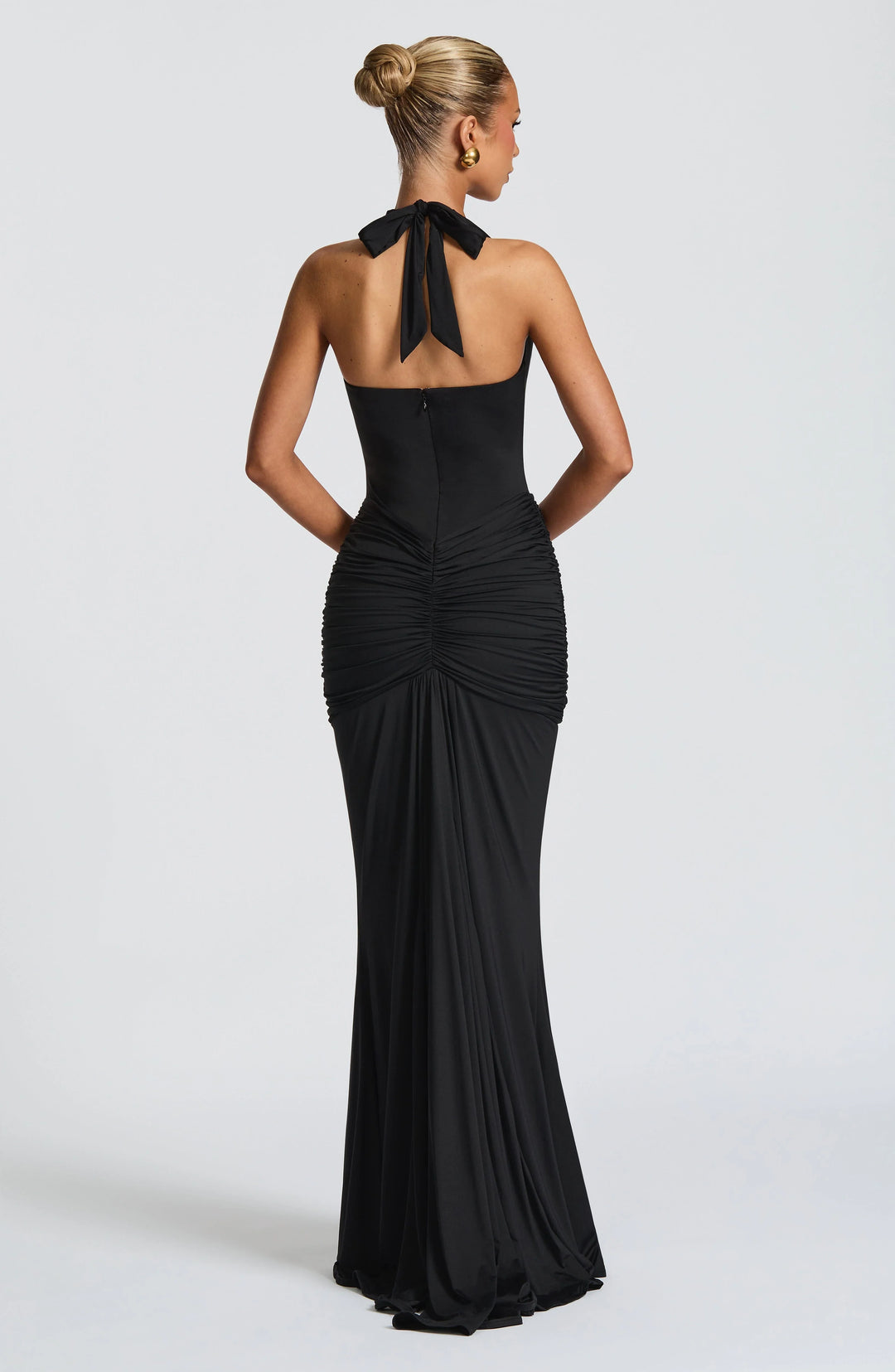 Zaria - Draped Jersey Maxi Dress