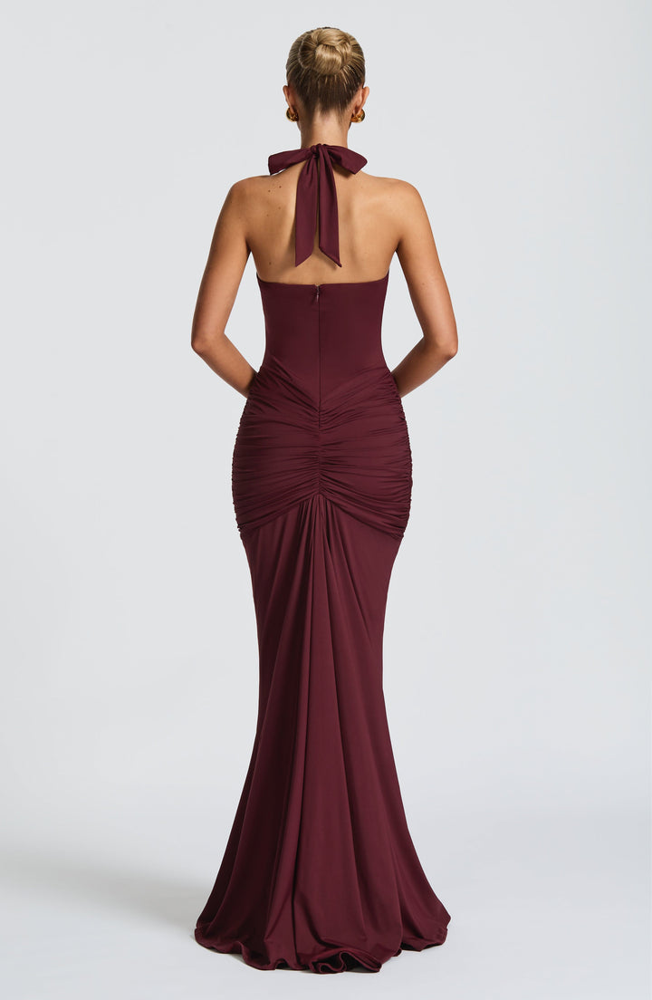 Zaria - Draped Jersey Maxi Dress