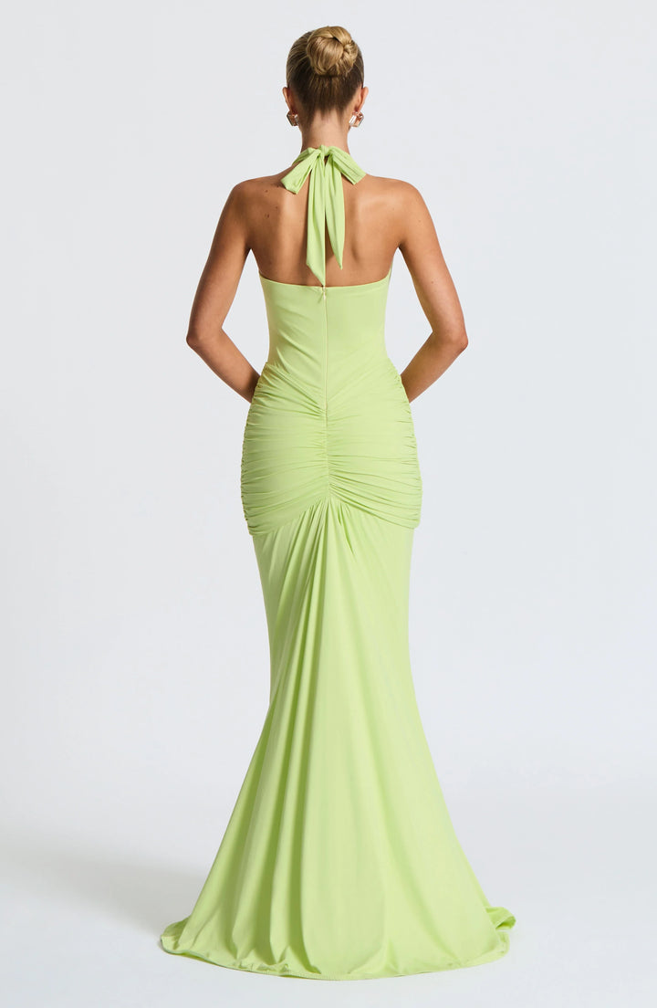 Zaria - Draped Jersey Maxi Dress
